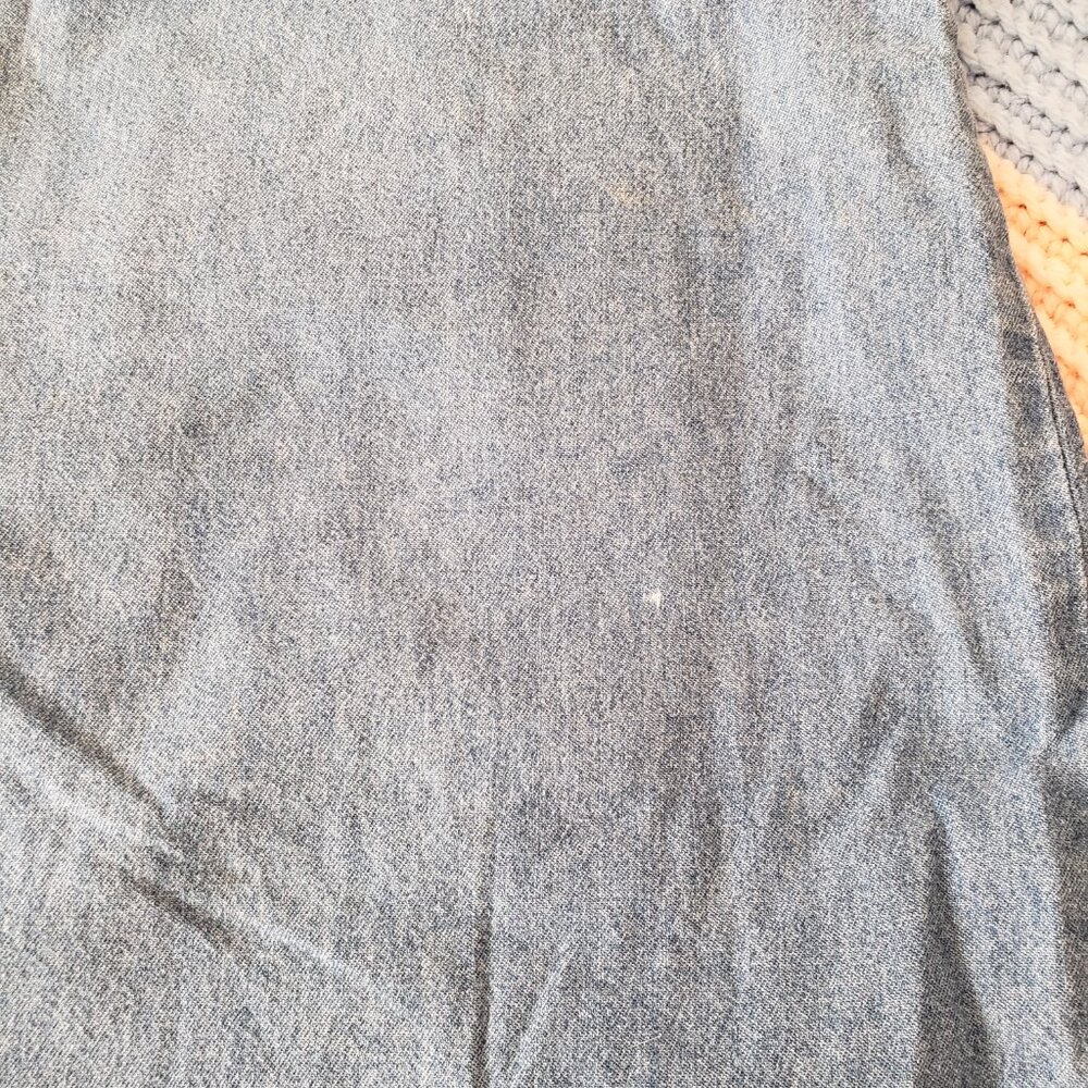 Let's Quizz Again Vintage Embroidered Skiing Bears Denim Shirt - Picture 7 of 11